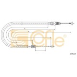 Cablu frana mana Peugeot 407 (6d) Cofle 106224, parte montare : stanga, dreapta, spate