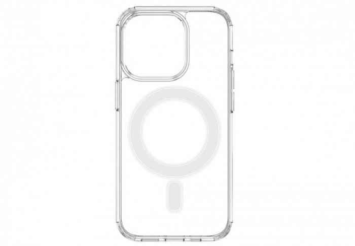 Husa Telefon Acryl MagSafe Apple iPhone 15 Pro Clear