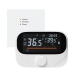Termostat ambient centrala Earu WHIT3 Wi-Fi, Control aplicatie Tuya, Compatibil centrala termica gaz universal, RF Wireless, Alexa si Google Home, Neg