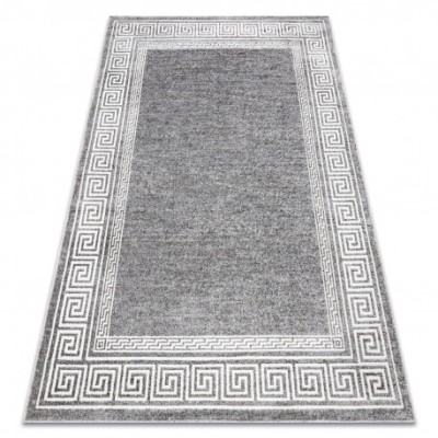 Covor MATEO 8033/644 Modern grecesc, cadru - structural gri, 80x150 cm foto