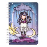 Agenda cu spira Gorjuss Little Storm Cloud 192 pag dictando 16 x 21 x 2cm