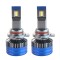 Set 2 LED-uri Auto Techstar&reg; K11, 9012, 55w, 8000 Lumeni, 6500K, AUTO, 12-24 Volti, CSP, Canbus, Miez Cupru, Radiator Aluminiu