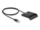 Card Reader USB 2.0 pentru carduri smart cu chip, Delock 91724