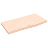 Cumpara ieftin Polita de perete, 60x30x(2-4) cm, lemn masiv de stejar netratat
