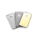 HUSA SILICON ULTRA SLIM MIRRO SAM GALAXY J5 J500 SILVER