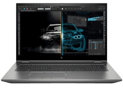 Laptop HP ZBook Fury 17 G7, Intel Core i7 10850H 2.7 GHz, nVidia Quadro RTX 5000 Max-Q 16 GB GDDR6, Wi-Fi, Bluetooth, WebCam, Display 17.3&amp;quot; 1920 by 10 foto