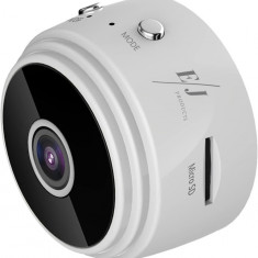 Mini camera ascunsa WiFi, Full HD, night vision, unghi 150°, Alba - A9