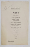 MENIU PENTRU REVELION AL RESTAURANTULUI &#039;&#039; CHATEAUBRIAND &#039;&#039; DIN SALA DE MARMORA A HOTELULUI BULEVARD , 1930 - 1931