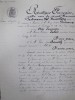 Document notarial in limba franceza, 1882