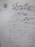 Document notarial in limba franceza, 1882