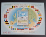 Romania MNH 1983 - CSCE Madrid - colita nedantelata - LP 1086