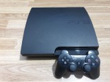 Consola Sony PlayStation 3 PS3 Slim Modata HEN 320GB cu 40 Jocuri Preinstalate (GTA V, God of War)