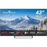 Televizor SmartTech LED 43UW02V, 108 cm, Smart WebOS, 4K Ultra HD, Clasa F, Smart Tech