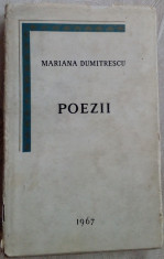 MARIANA DUMITRESCU - POEZII (ed princeps 1967)[versiunea cartonata/tiraj 550 ex] foto