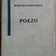 MARIANA DUMITRESCU - POEZII (ed princeps 1967)[versiunea cartonata/tiraj 550 ex]