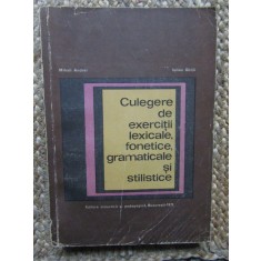 Mihail Andrei Culegere de exercitii lexicale fonetice gramaticale si stilistice