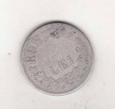bnk mnd Romania 2 lei 1873 , argint foto