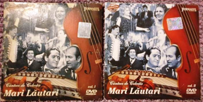 DVD Mari Lautari, Cantece de colectiu pe doua DVD-uri, I si II
