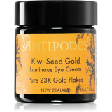 Antipodes Kiwi Seed Gold Luminous Eye Cream crema de ochi iluminatoare cu aur 30 ml