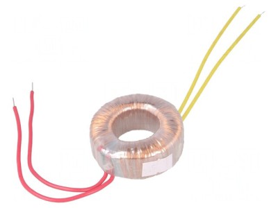 Transformator toroidal 20VA 230V la 12V 1,67A cu cabluri foto