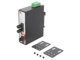 Media Convertor GIGA Ethernet Fibră Optică Multimod 12-48VDC ST