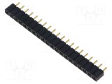 Conector şiruri pini mamă 20 PIN 2,54mm aurit THT SAMTEC