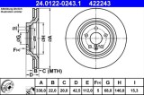 Disc frana ATE 24.0122-0243.1