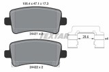 TEXTAR 2442102 Q+ set placute frana,frana disc