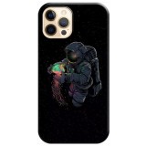 Husa compatibila cu Apple iPhone 14 Pro Max model Space Ocean, Silicon, TPU, Viceversa, Transparent, Carcasa