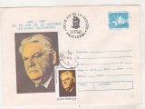 Bnk fil intreg postal 1980 M Sadoveanu cu stampila ocazionala Falticeni, Romania de la 1950, Oameni