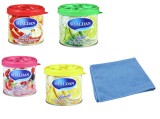 Mix 4 odorizante My Shaldan - Apple , Lime , Mixed Berry , Lemon si Laveta Microfibra
