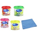 Mix 4 odorizante My Shaldan - Apple , Lime , Mixed Berry , Lemon si Laveta Microfibra