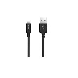 Cablu de date Lightning la USB 2.0 2A Hoco Premium pentru Apple iPhone-Lungime 2 Metri-Culoare Negru