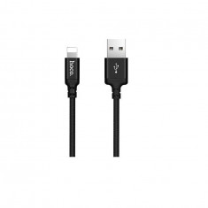 Lightning la USB 2.0 2A Cablu de date Hoco Premium pentru Apple iPhone-Lungime 1 Metru-Culoare Negru