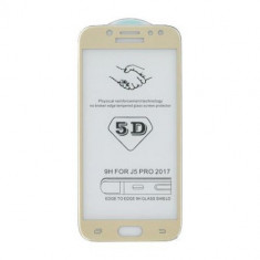 Folie Sticla Curbata Samsung Galaxy S7 Edge Full Glue 4D/5D Auriu foto