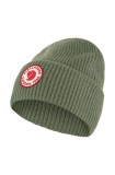 Fjallraven căciulă de l&acirc;nă 1968 Logo culoarea verde, de l&acirc;nă, din tricot gros F78142.677