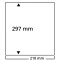 Coala de carton alb A4 fara perforatie - Set de 25