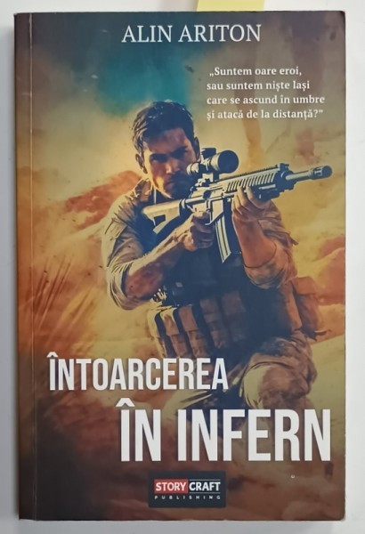 INTOARCEREA IN INFERN de ALIN ARITON , 2024 , DEDICATIE *