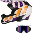 Cumpara ieftin Casca Moto Atv Cross Enduro Downhill Oem cu Ochelari 100%, Policarbonat ABS, Marimi S, M, L