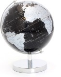 Glob pamantesc - Black and Silver World Globe | Lesser &amp; Pavey