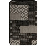 Covor Bucatarie Tip Iuta, Model Flex 19645-80, Marime 75 x 200 cm, Gri, Antiderapant, Antialergic, Polipropilena, Living, Sufragerie, Terasa, Birou