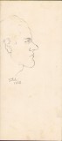 A1623 Schiță de Dimitrie &bdquo;Puiu&rdquo; Eitel, 1938, semnată