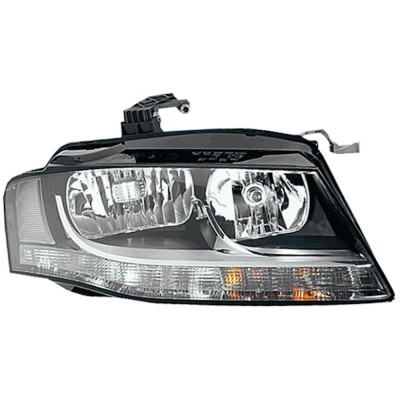 Far Audi A4/S4 (B8) 11.2007-10.2011, partea Stanga, electric, cu motoras, cu lumini de zi, tip bec H7+H7, Depo foto