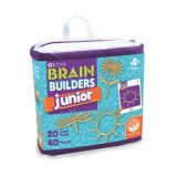Joc logic cu provocari, cu piese din lemn, Keva Brain Builders Junior
