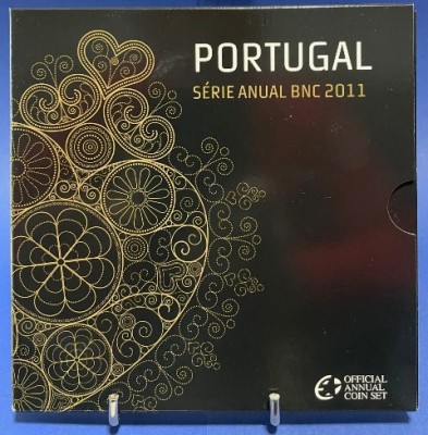 PORTUGALIA 2011 &amp;ndash; Set monetarie 1 cent -2 euro - folder / BU foto