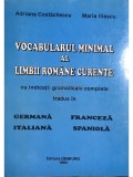 Adriana Costachescu, Maria Iliescu - Vocabularul minimal al limbii romane curente (Editia: 1994)