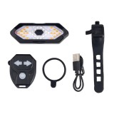 Cumpara ieftin Lumina bicicleta pentru spate cu semnalizare, impermeabila IPX4, 94 x 33 cm, plastic, 5 moduri de iluminare