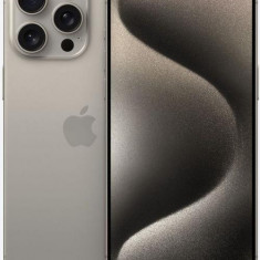 Telefon Mobil Apple iPhone 15 Pro Max, LTPO Super Retina XDR OLED 6.7inch, 512GB Flash, Camera Tripla 48 + 12 + 12 MP, Wi-Fi, 5G, iOS (Gri)