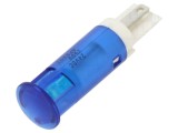 Lampă de control LED albastră, &Oslash;10mm, 24V DC, APEM