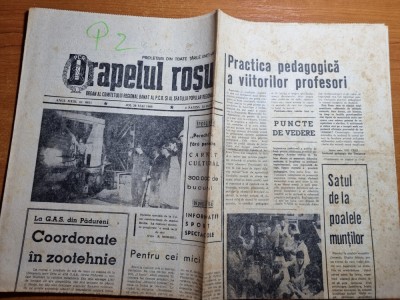 drapelul rosu 26 mai 1966-art. comuna nadlac,resita foto
